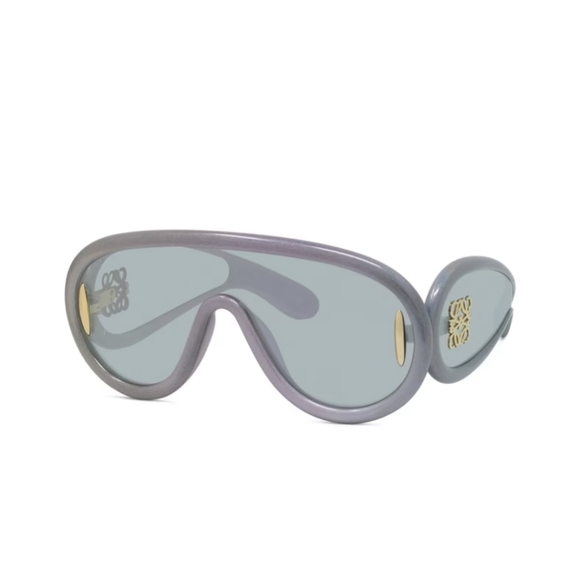 LOEWE x Paula's Ibiza Grey Holographic Mask Sunglasses - Picture 2 of 5